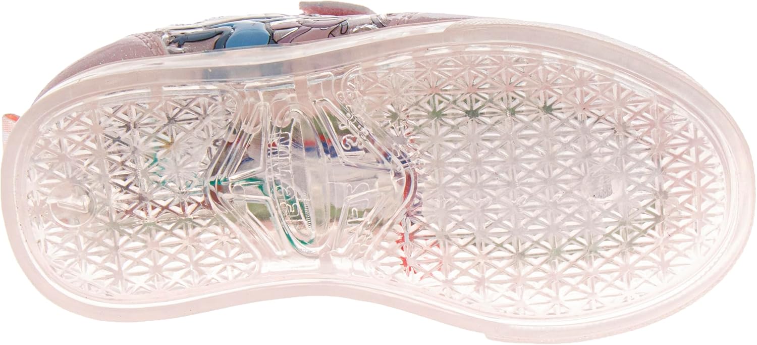 Girls Character Court Light Up Sneakers Minnie Mouse Frozen Stitch Paw Patrol Moana Disney Princess Casual LED Shoes for Girl Size 6-10 Toddler 11-12 Little Kid - Image 5