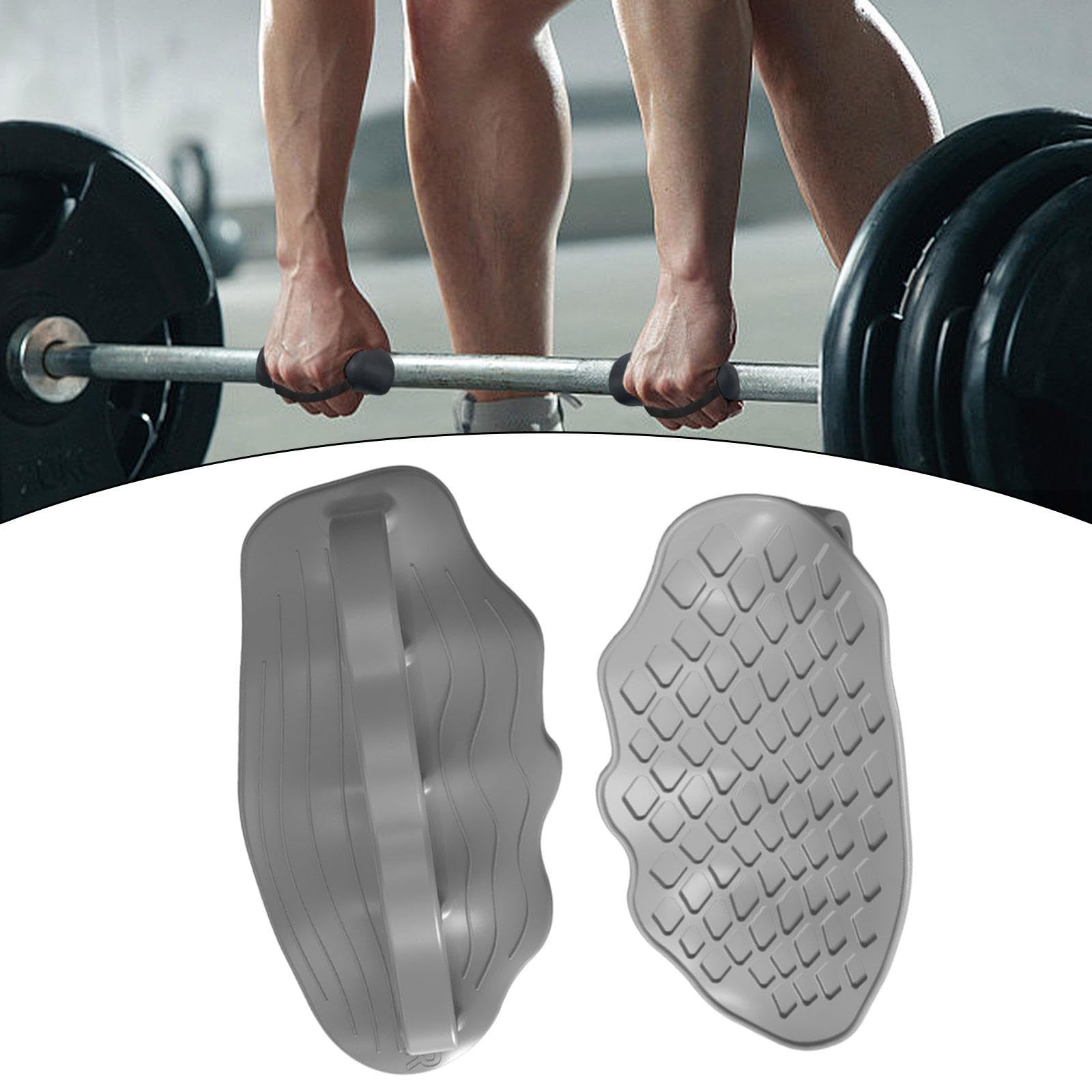 calandis™ 2pcs workout gym gloves dumbbell with carrying bag weight lifting grips pads gray | gloves straps & hooks | strength training | fitness running & yoga