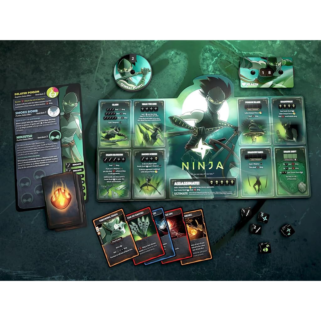 Dice Throne | Dice Throne: Season One - Battle Chest | Juego De Mesa, Combate con Dados Autónomo, 8 Héroes Únicos, Juego por Equipos Y Todos contra Todos | 2-6 Jugadores | 20-40 Minutos