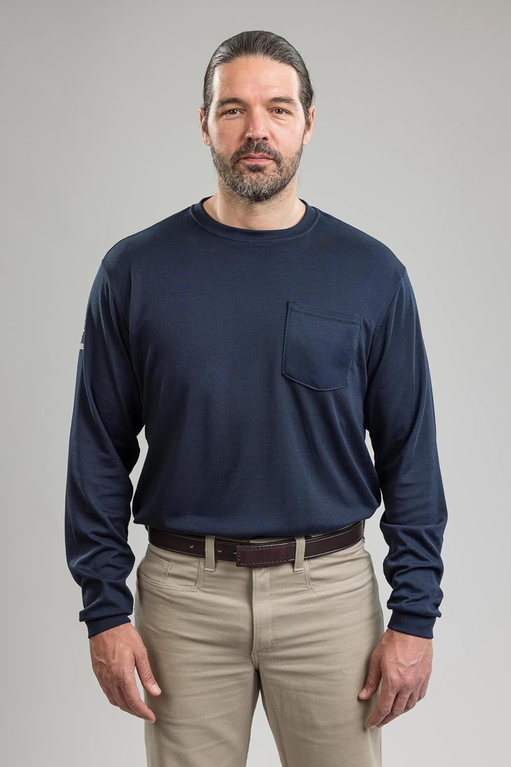 DRIFIRE Power Dry FR Long Sleeve T-Shirt (Navy - XLT)