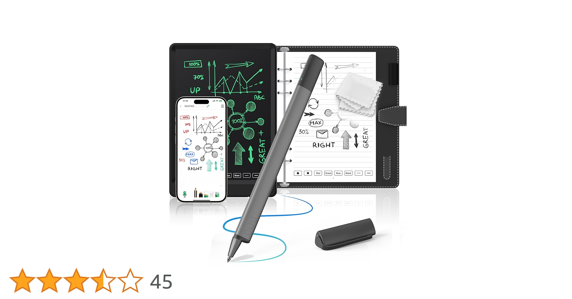 Amazon | NEWYES sync pen 4 電子ノート スマートペン 手書き