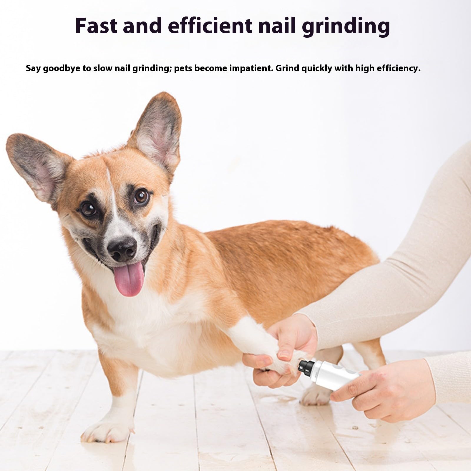 USB Ricaricabile Chiodi Del Cane Trimmer 2 Modalità di Regolazione Silenzioso Unghie Grinder Per Pet Uso quotidiano Gatti Efficiente Grooming Strumento Cane Nail Trimmer
