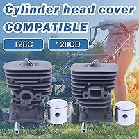 Vista 2 de AUMEL 1.378 in cilindro pistón aire combustible filtro línea kit de junta para Husqvarna 128C 128CD 128L 128LD Trimmer 545008082