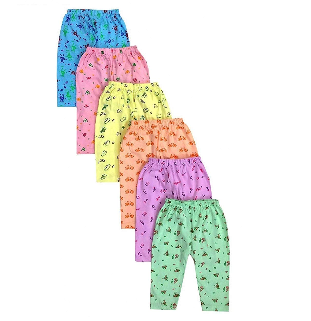 SenzUnisex Regular Fit Pyjama Pants (JMB-Pant-2-3Years-P6_Multicolored_2-3 Years)