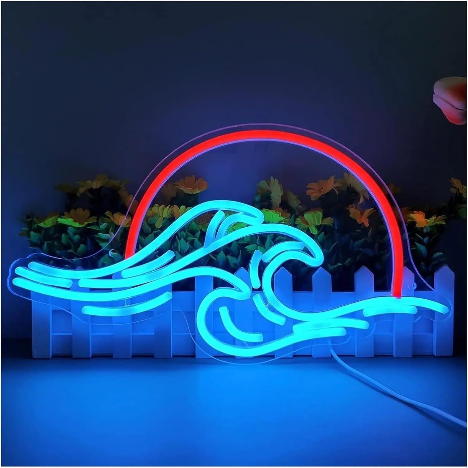 Neon lamp For neon lamp loanword for sunrise for wave for Signs 41x22.5cm
