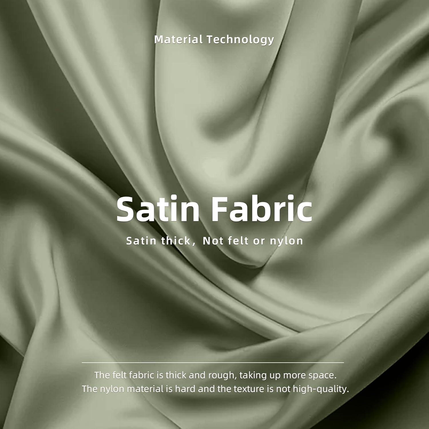 DGAZ Purse Organizer Silky Smooth For Picotin 14/18/22/26/31 Bags,Silk,Luxury Handbag Tote in Bag Shapers(Sauge,PC18) - Image 2