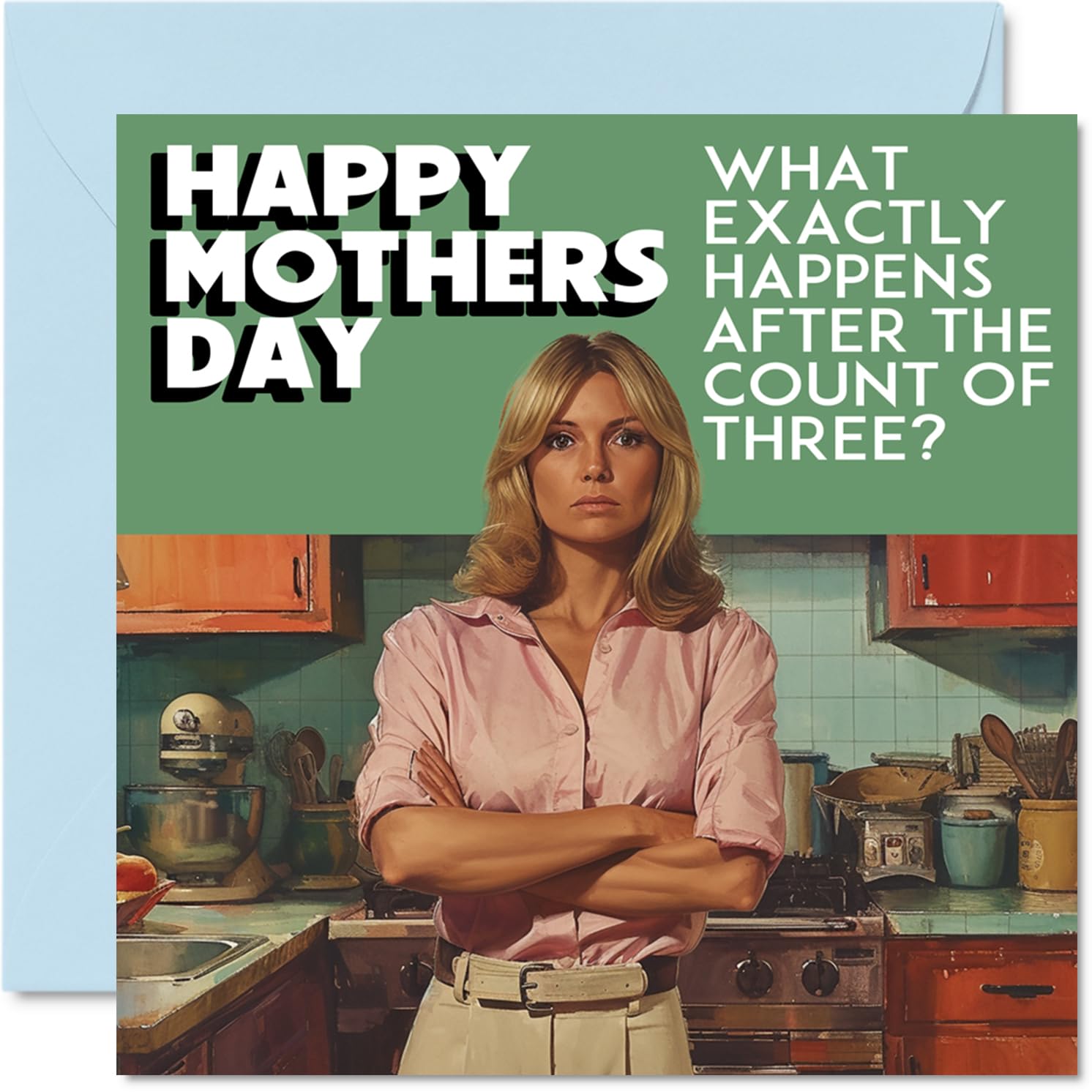 Funny Mothers Day Cards for Mum - Count To Joke Happy Mother's Day Card for Mum from Son Daughter, Mother Gifts, 145mm Mother's Greeting Cards Mama Mom Mam Mammy