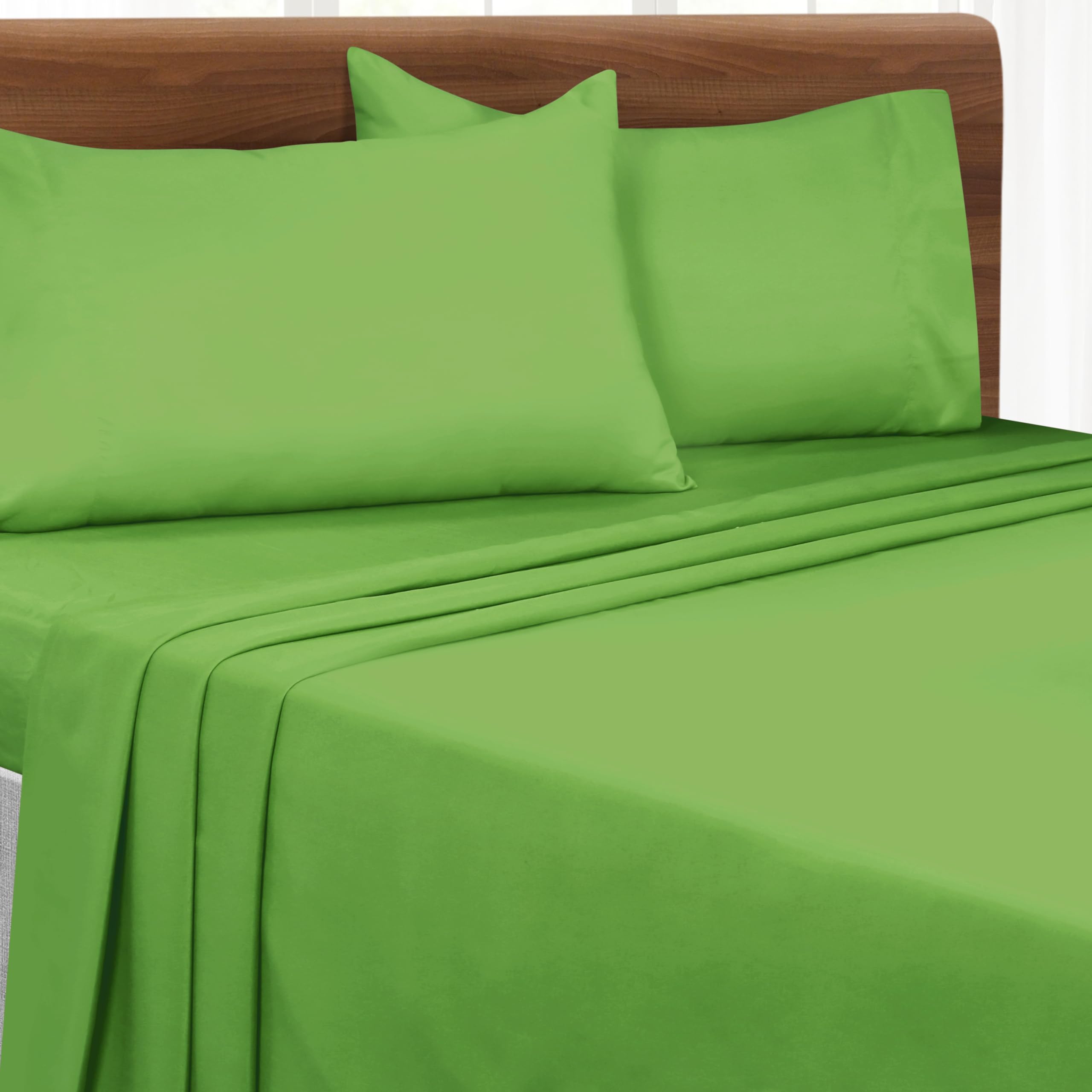 Parure de lit vert kiwi pour des nuits douces et sereines