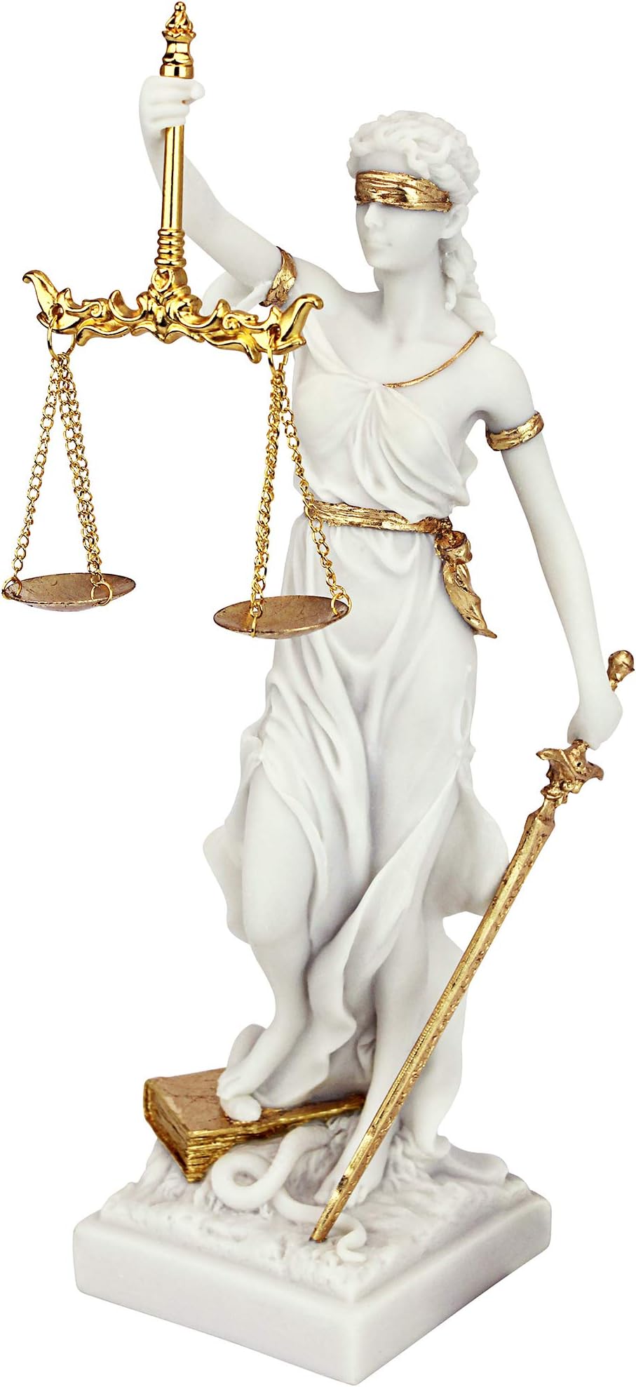 Themis, Blind Justice Bonded Marble Statue