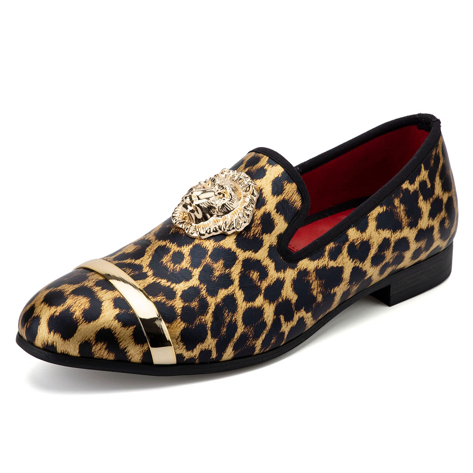 Meijiana Men's Loafers Lightweight Slip-On Moccasins Stylish Dress Shoes Breathable Tassels Loafers