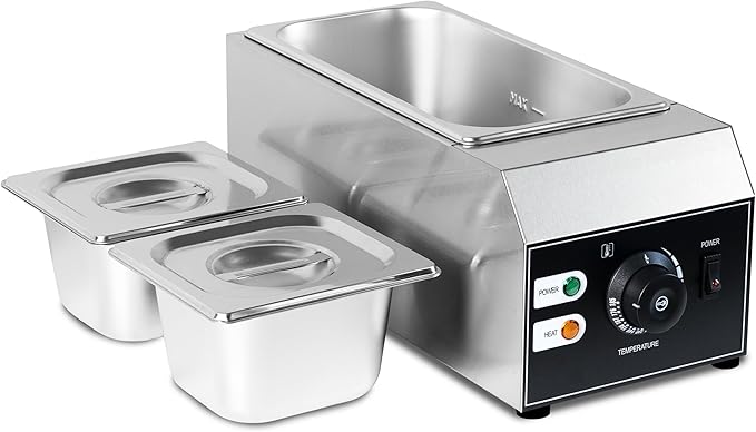 Máquina de templar chocolate 110V, acero inoxidable, 9Lb, 2 tanques, 1000W miniatura 9