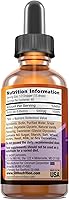 Vista 2 de Máxima absorción Gotas líquidas de Biotina, 5000mcg de Biotina por porción, 60 porciones, Sin Conservantes Artificiales, Respetuoso con el Vegano