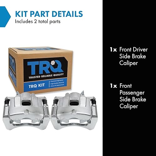 Vista 612 de TRQ - Juego de pinzas de freno delantero