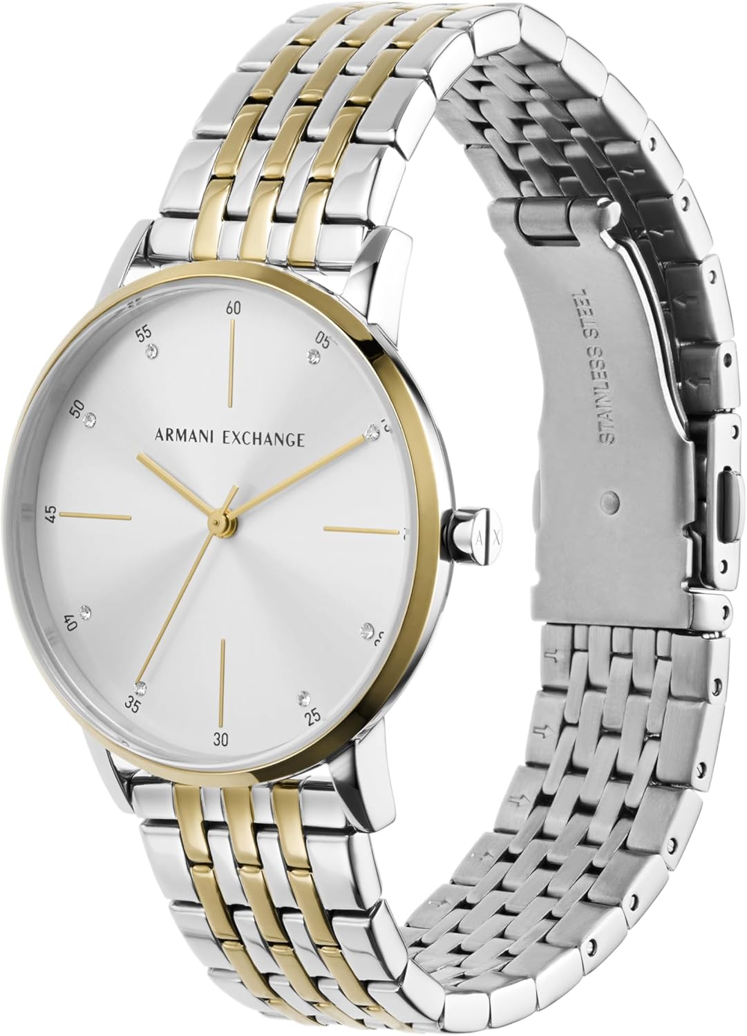 A|X Armani Exchange Women's Watch, Three-Hand Watch for Women with Stainless Steel or Leather Band - Image 2