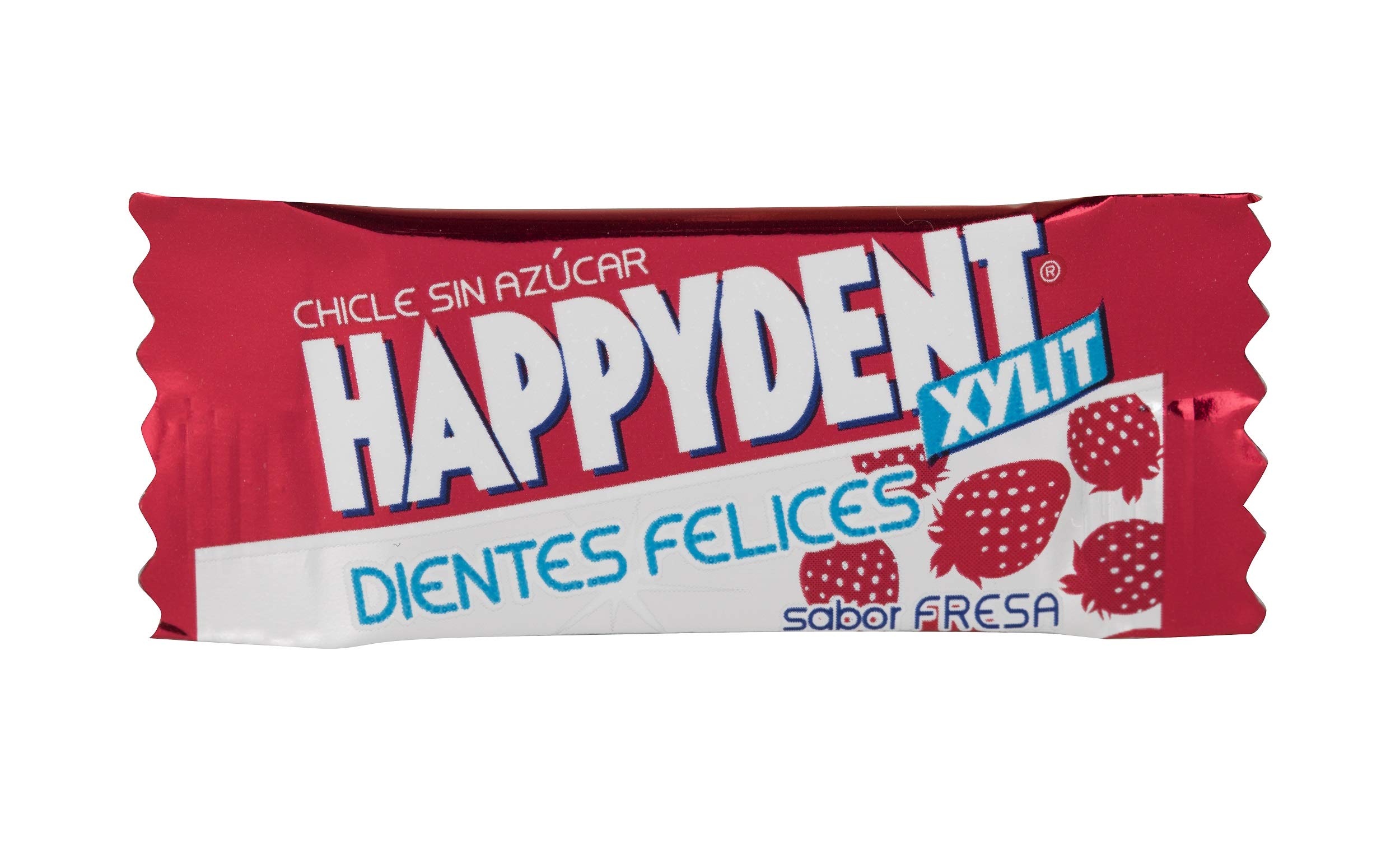 Happydent Chicle sin Azúcar con Xilitol Sabor Fresa 440 g