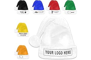 Customized Festive Headwear: Express Your Holiday Cheer with Personalized Santa Hats