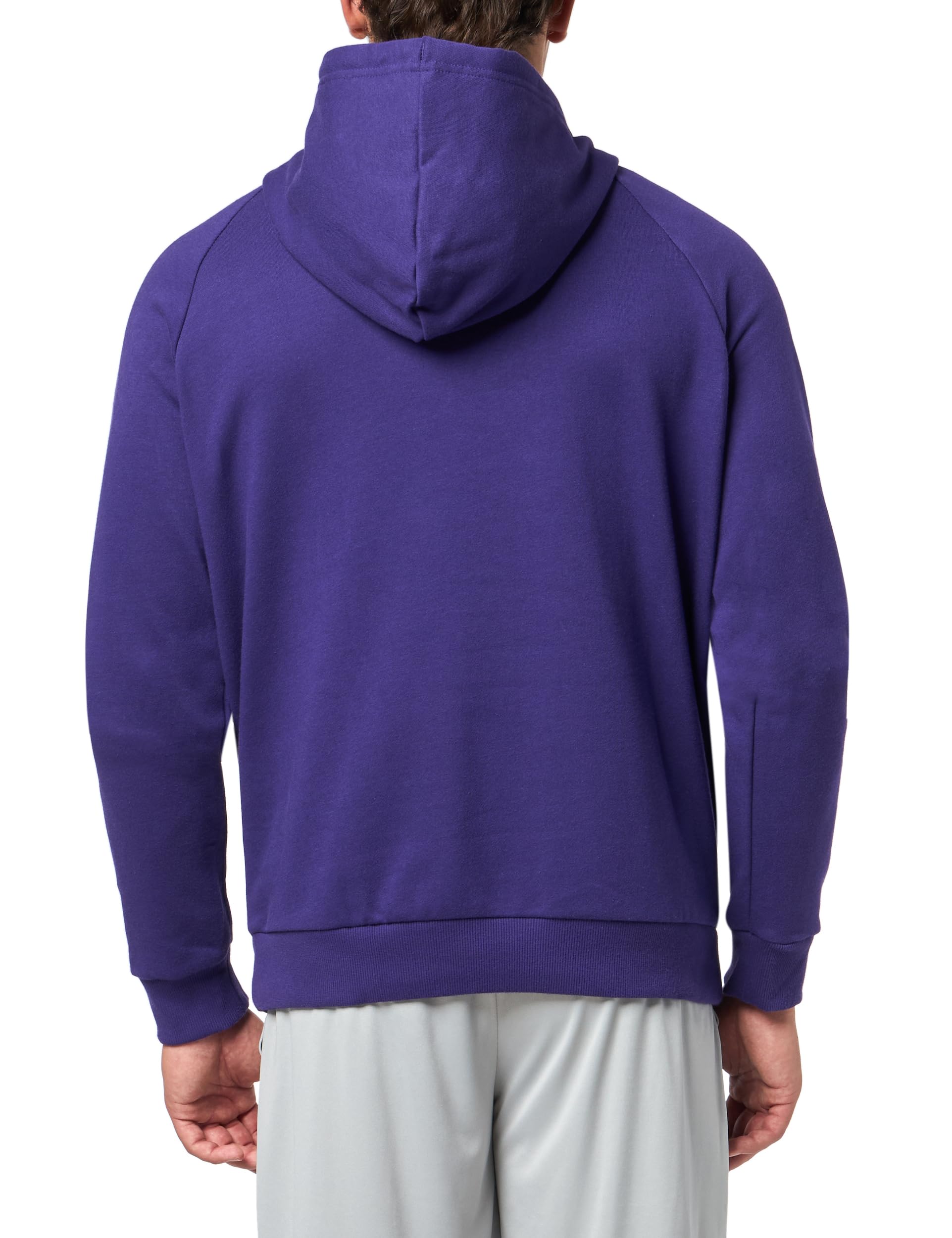 Under Armour Męska bluza z kapturem Rival Fleece Hoodie Bluza, (500) fioletowo-biała, 3XL