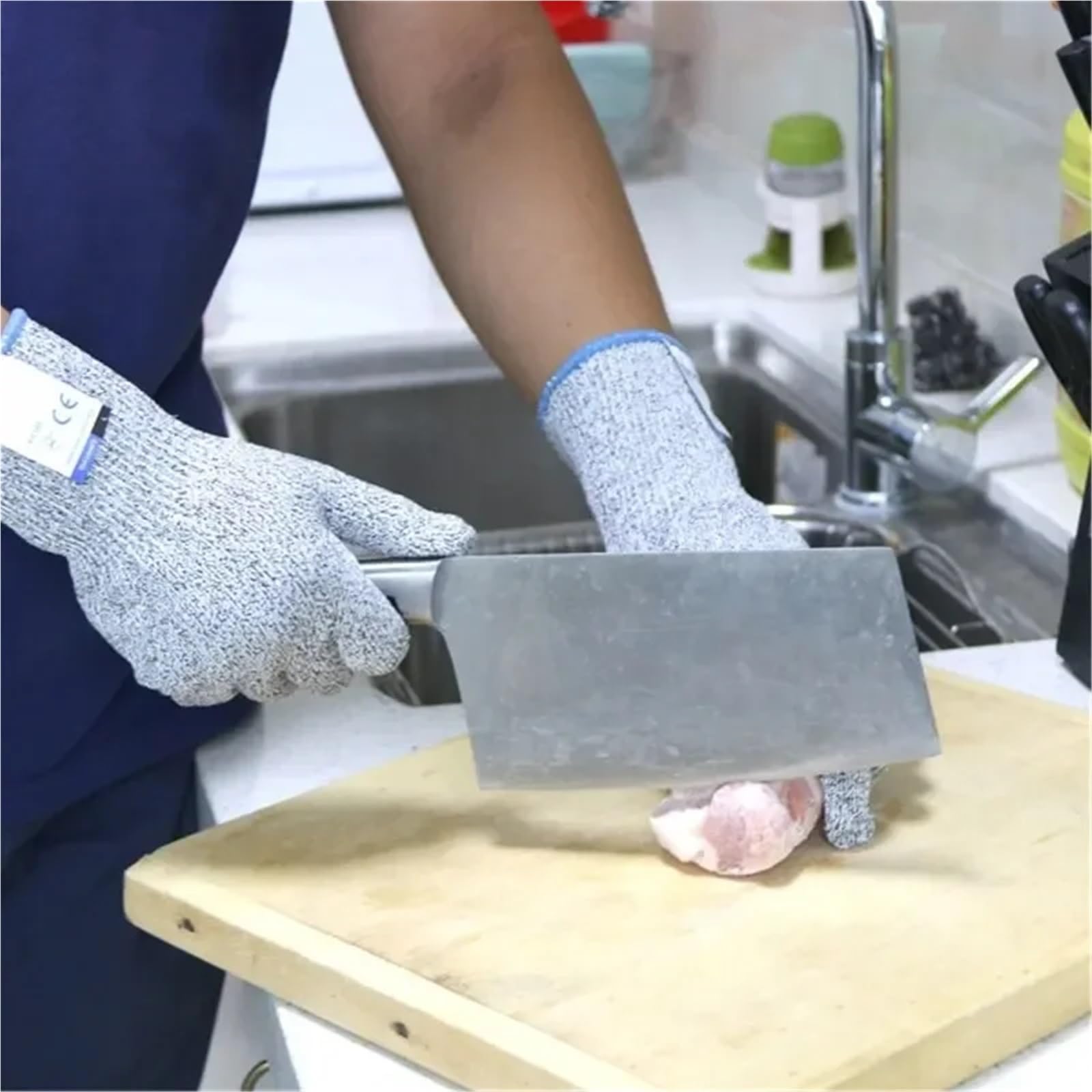 Gants de Travail de sécurité Anti-coupures - Niveau de Protection 5 - Certifiés ANSI EN388(Medium)