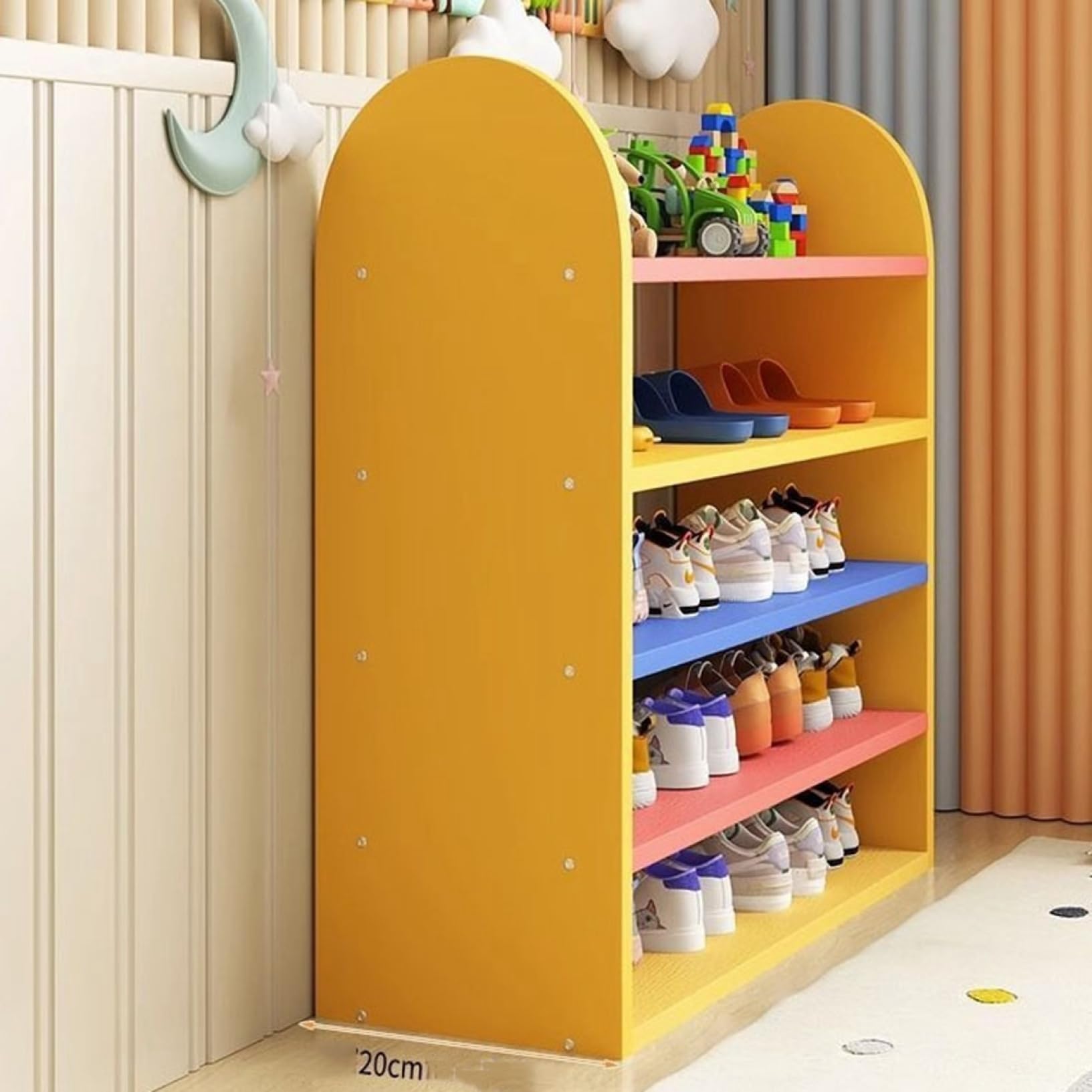 Amazon｜シューズラック 幼稚園 キッズ用 可愛い 下駄箱 靴棚