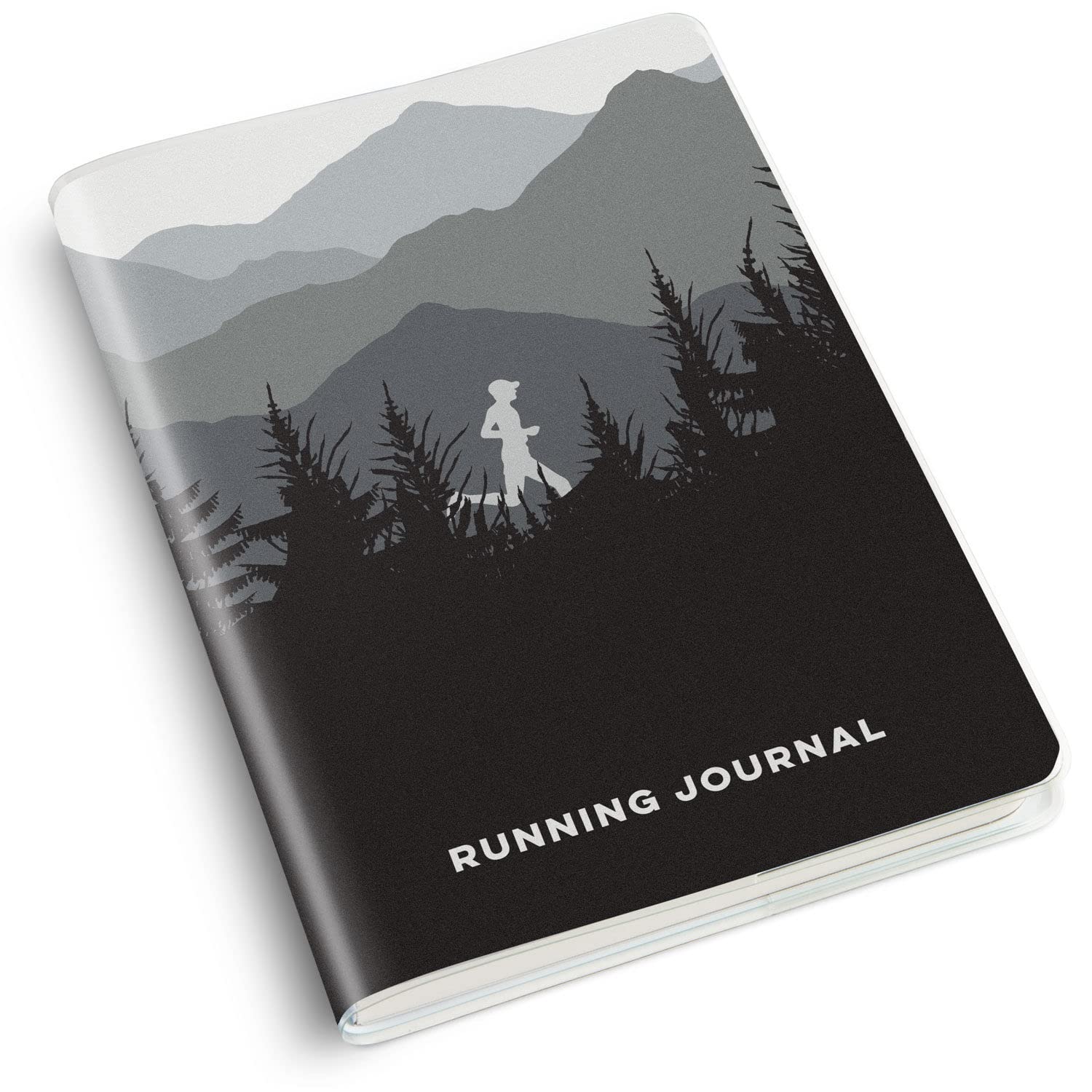 160 Pages, Vinyl Cover, Motivational Quotes, Running Log, Race Log, Goals Page, Compact Size, Runner Gift Gone For a Run Running Journal - Run Your Terrain - 7.5 x 5 Inches