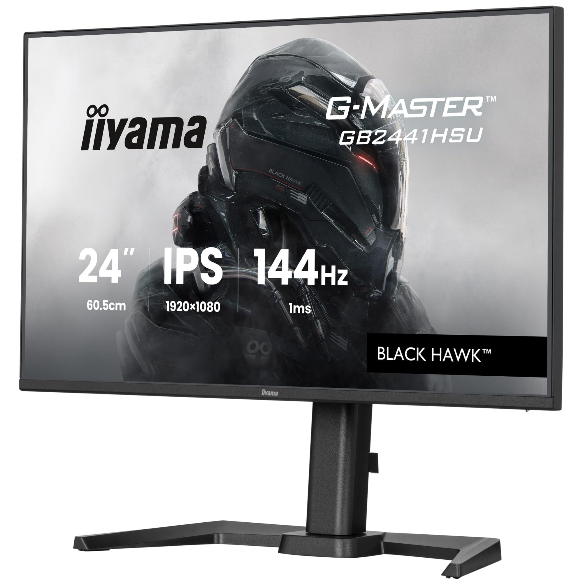 iiyama GB2441HSU-B1-23.8", IPS, 1920 x 1080/144 Hz, 1H1DP, HAS