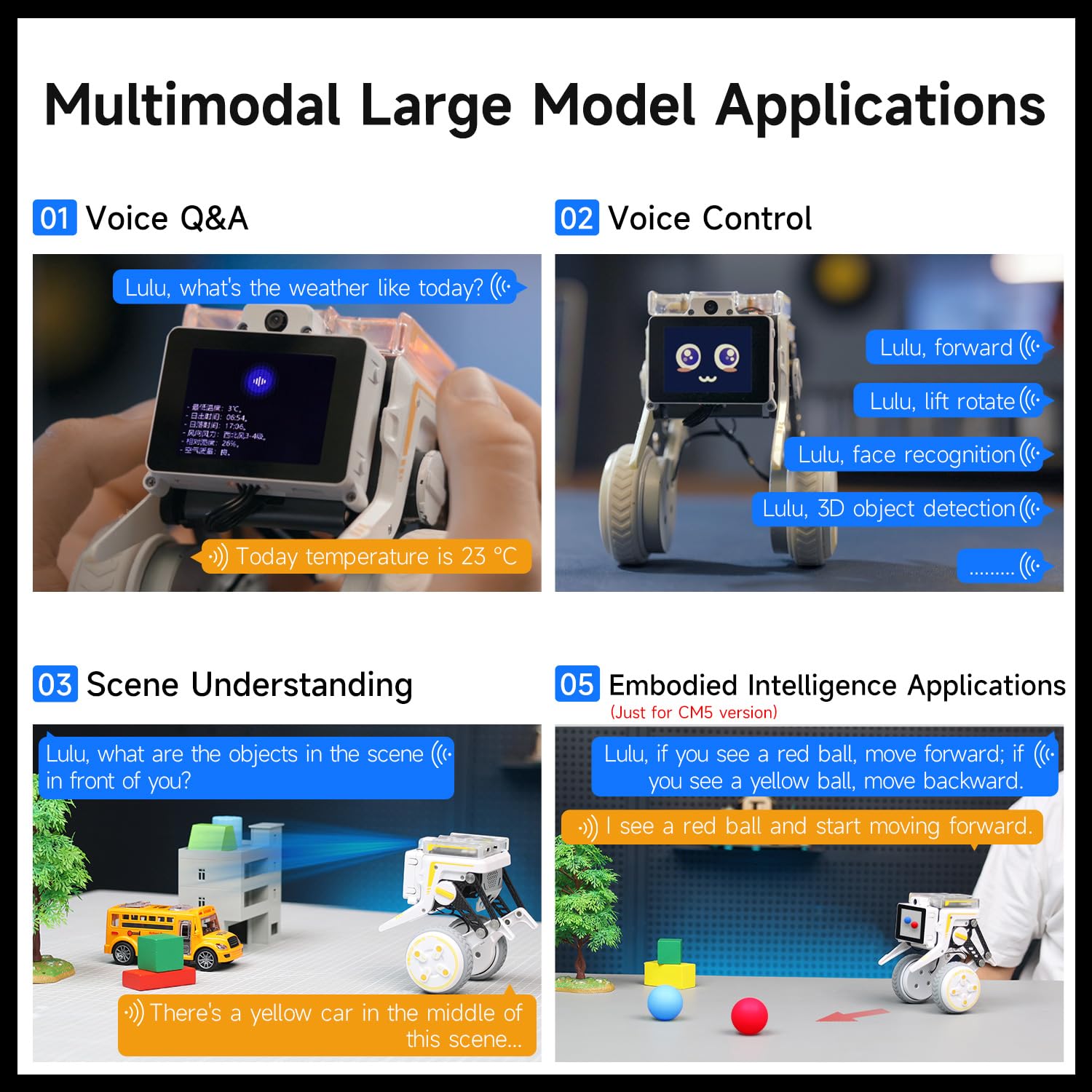 Yahboom Two Wheel-Legged Robot, integrato Raspberry Pi CM4 Module, AI Visual Recognition and Voice Interaction, Desktop Level Dual-Wheel-Foot Structure Adaptive Balance Robot