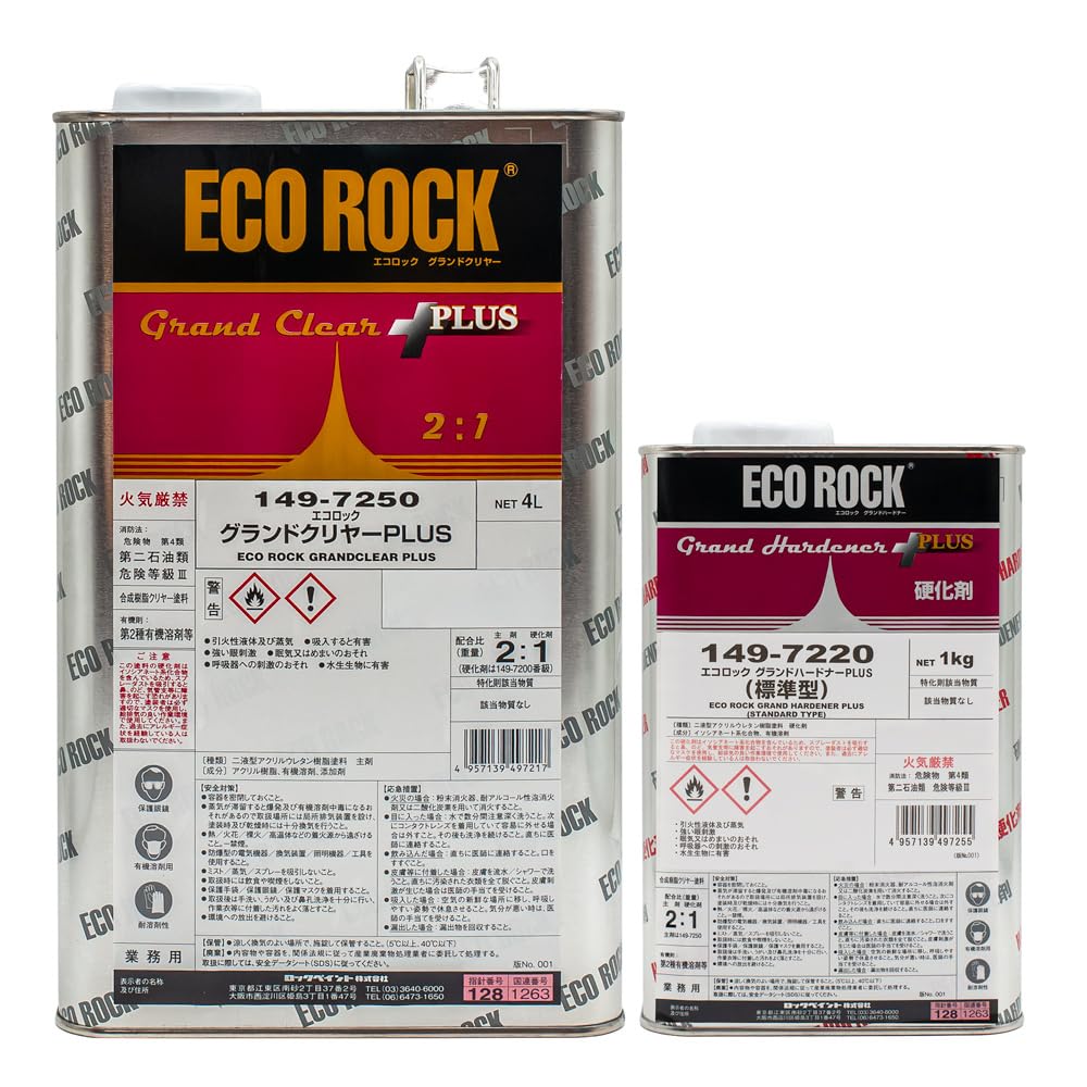 Amazon.co.jp: ロックペイント 149-7250 エコロック グランドクリヤー