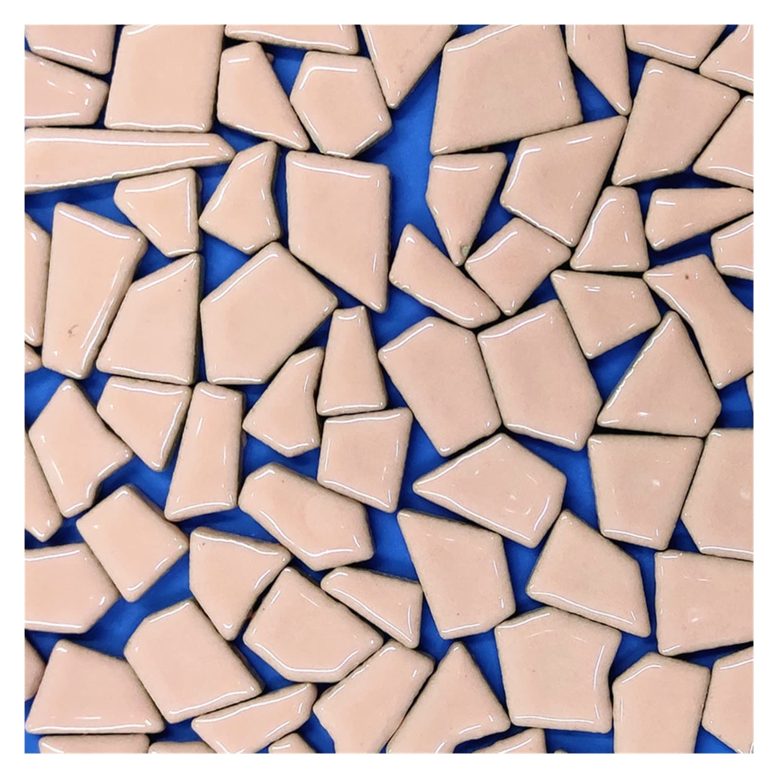 Tessere di Mosaico. 100 g di Mosaico Irregolare, Piastrelle in Ceramica for Mosaico Creativo, Fai da Te, Hobby, Artigianato da Parete, Materiali Decorativi Fatti a Mano, Pezzi di Mosaico