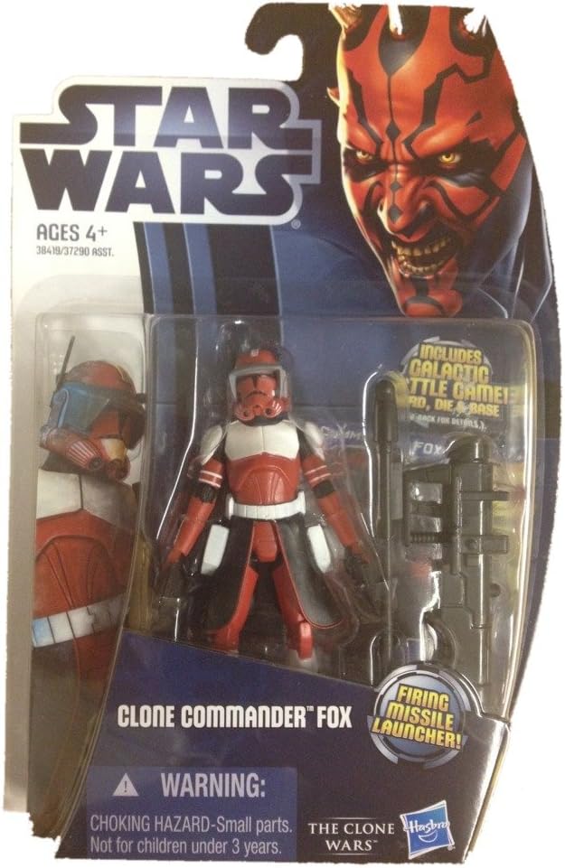 Star Wars The Clone Wars Clone Commander Fox Action Figure