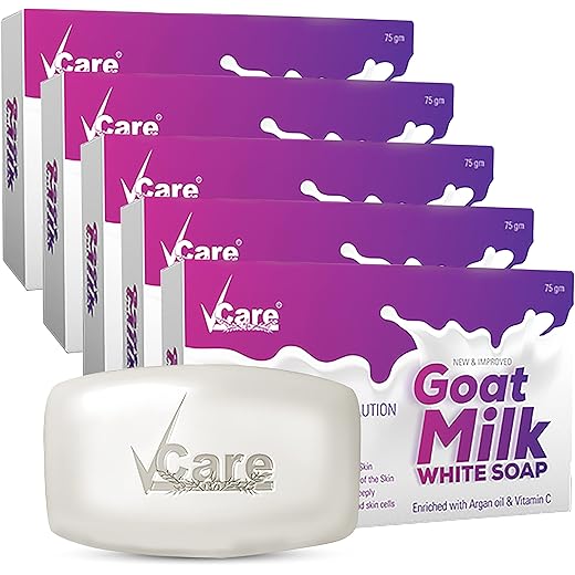 VCare Goat Milk Exfoliate Soap 75g Pack