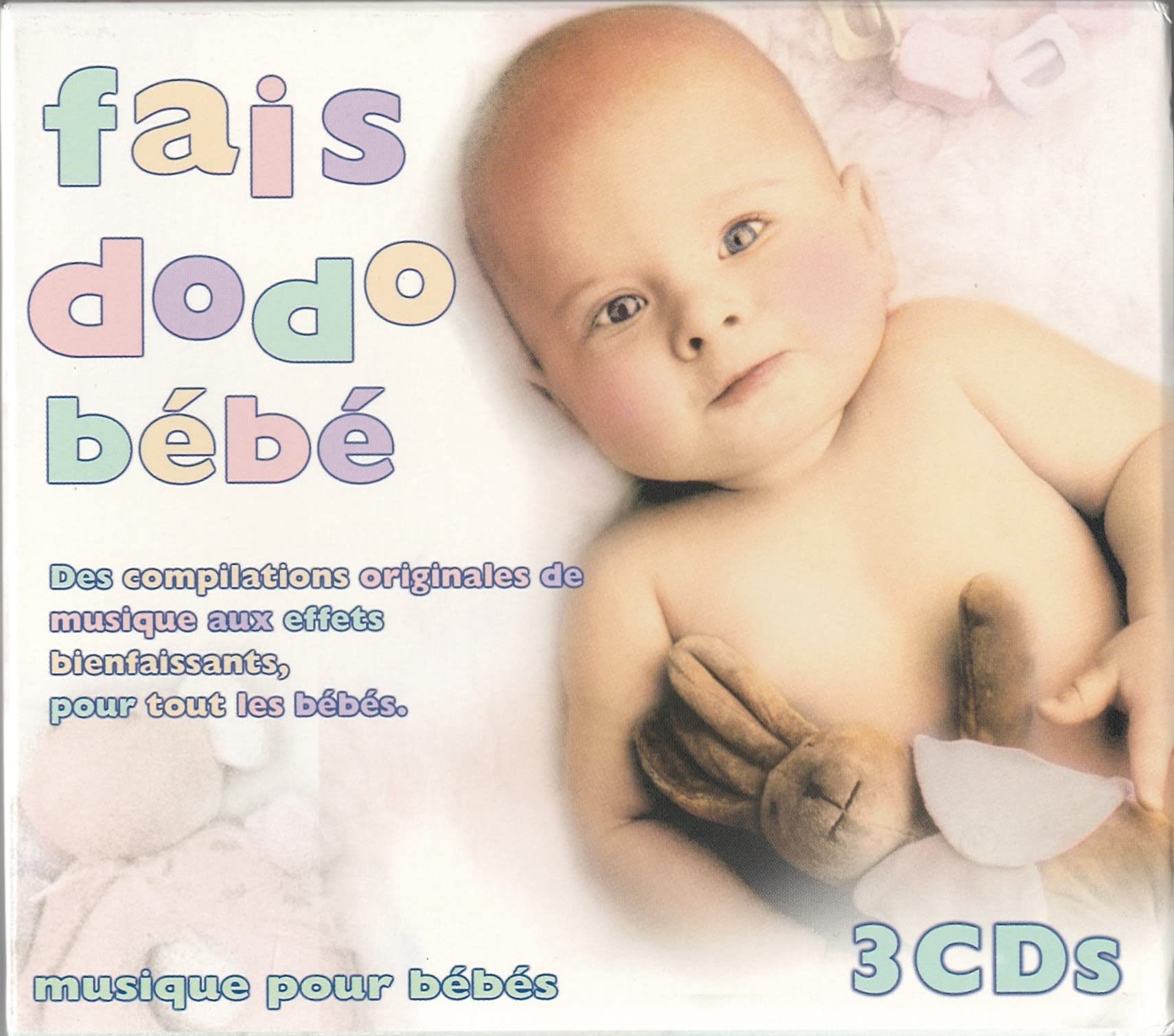 Fais Dodo Bébé - Musique Instrumentale Pour Dormir (3CD) Doux Sommeil / Fais Dodo / Nuit de Reves [Audio CD] Various; Bach, Brahms, Beethoven, Gounod, Chopin, Carulli, Satie, Fauré, Grieg, Schubert, and Tamega, Vanasse, Sagreras & More...