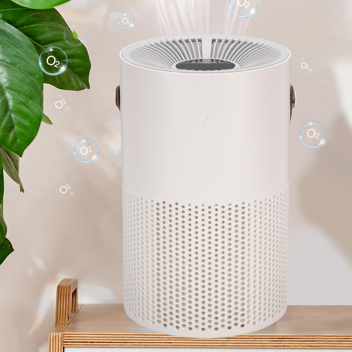 Yosoo Portable Air Purifier, Filter Desktop Air Purifier, Intelligent Control Functions, Ideal for Pet Owners, Air Purifier for Home, Bedroom, Office