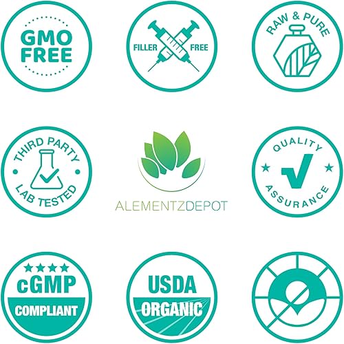 Miniatura 5 de AlementzDepot Jugo de arándano orgánico en polvo, 8.82oz (8.8 onzas), los mejores súper alimentos para mezclar batidos y bebidas, hornear, mujeres y