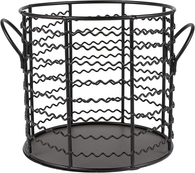 Cabilock Egg Holder Basket Chicken Egg Storage Basket Decorative Kitchen Metal Wire Fruit Vegetable Storage Baskets Black