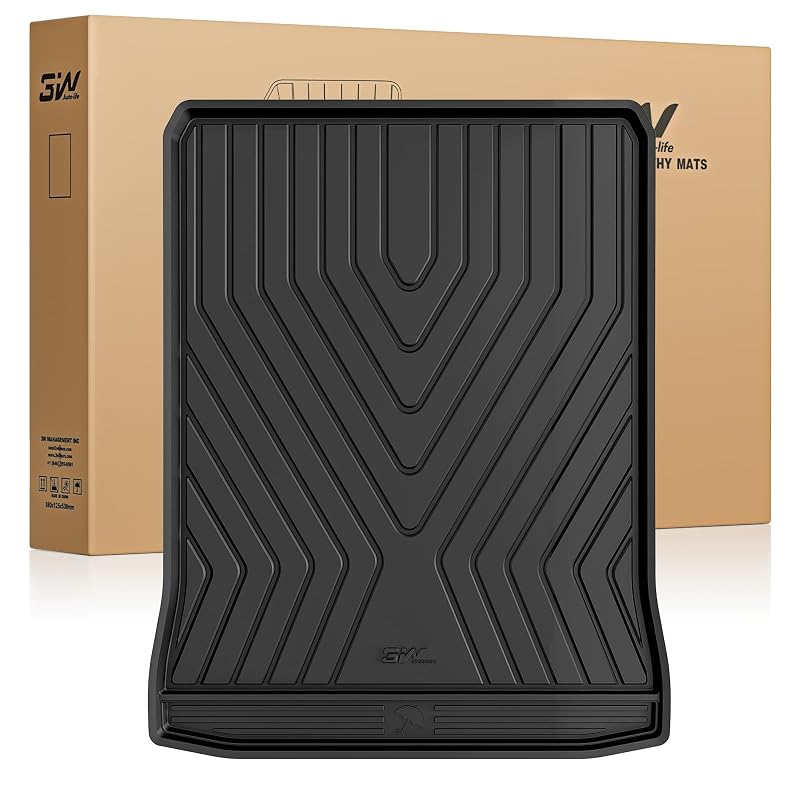 Tapete de Porta-Malas 3W para BMW Série 5 G30 2017–2023 em TPE, Ajuste Específico, Exceto 530e