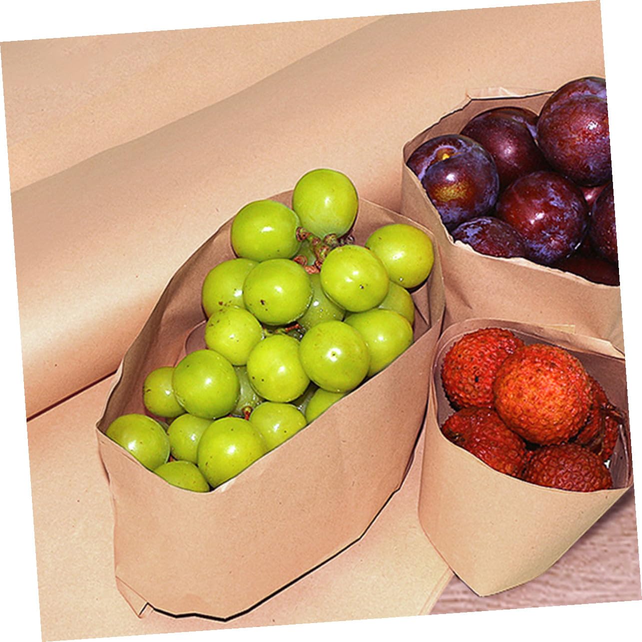 SHINEOFI Papier Kraft D’emballage 45 Cm X 30 M pour Loisirs Créatifs et Emballages Présents, Rouleau Marron Naturel, Usage Artisanal et Décoratif, Fleurs et Emballages Fête