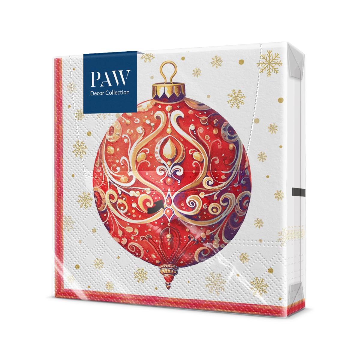 PAW - Servilletas de Papel 3 Capas (33 x 33 cm) | 20 Unidades | Servilletas de Navidad con motivos invernales y navideños | Ideales para la mesa festiva | Color: Christmas Atmosphere — view 51