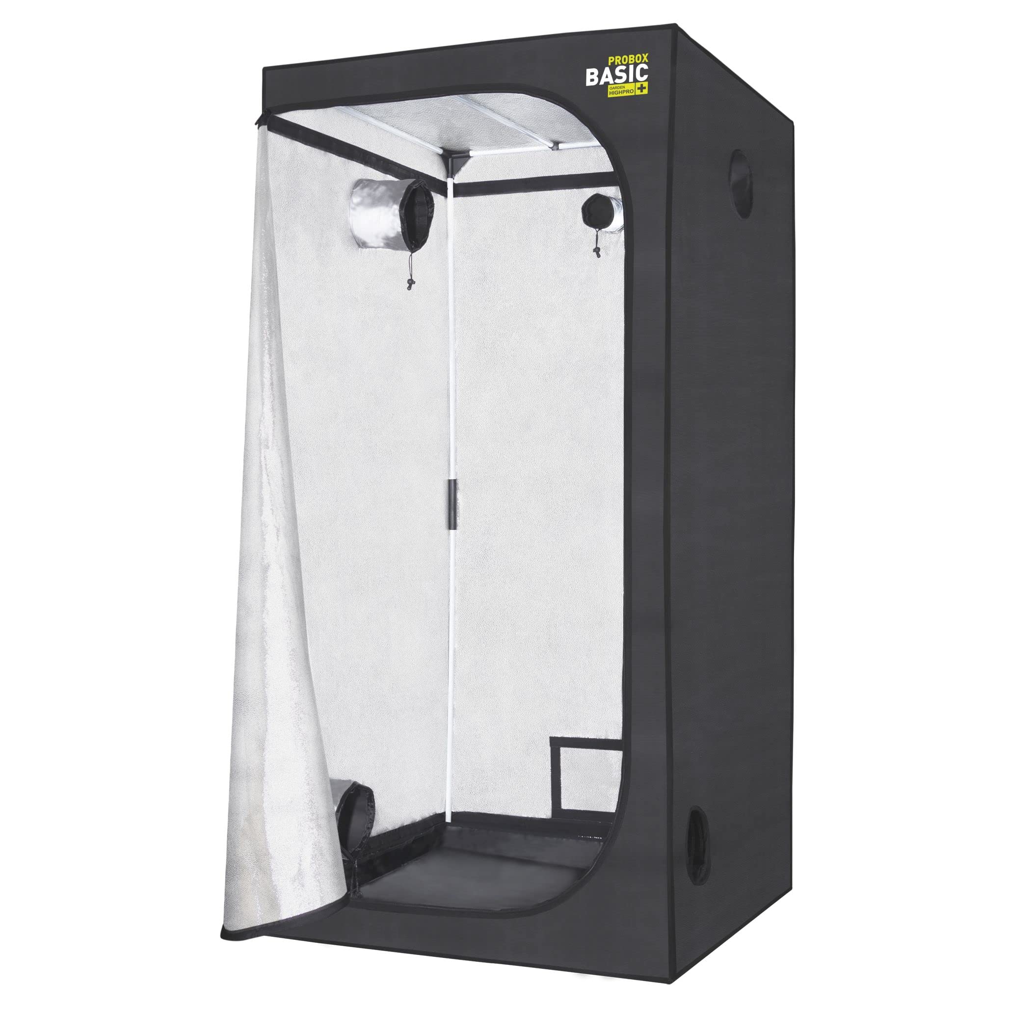 GARDEN HIGHPRO | PROBOX Basic 80x80x160cm | Growtent | Grow Box | Armario Grow Indoor | Cultivo Interior | Nylon 420D | 100% Lightproof | Super Estable