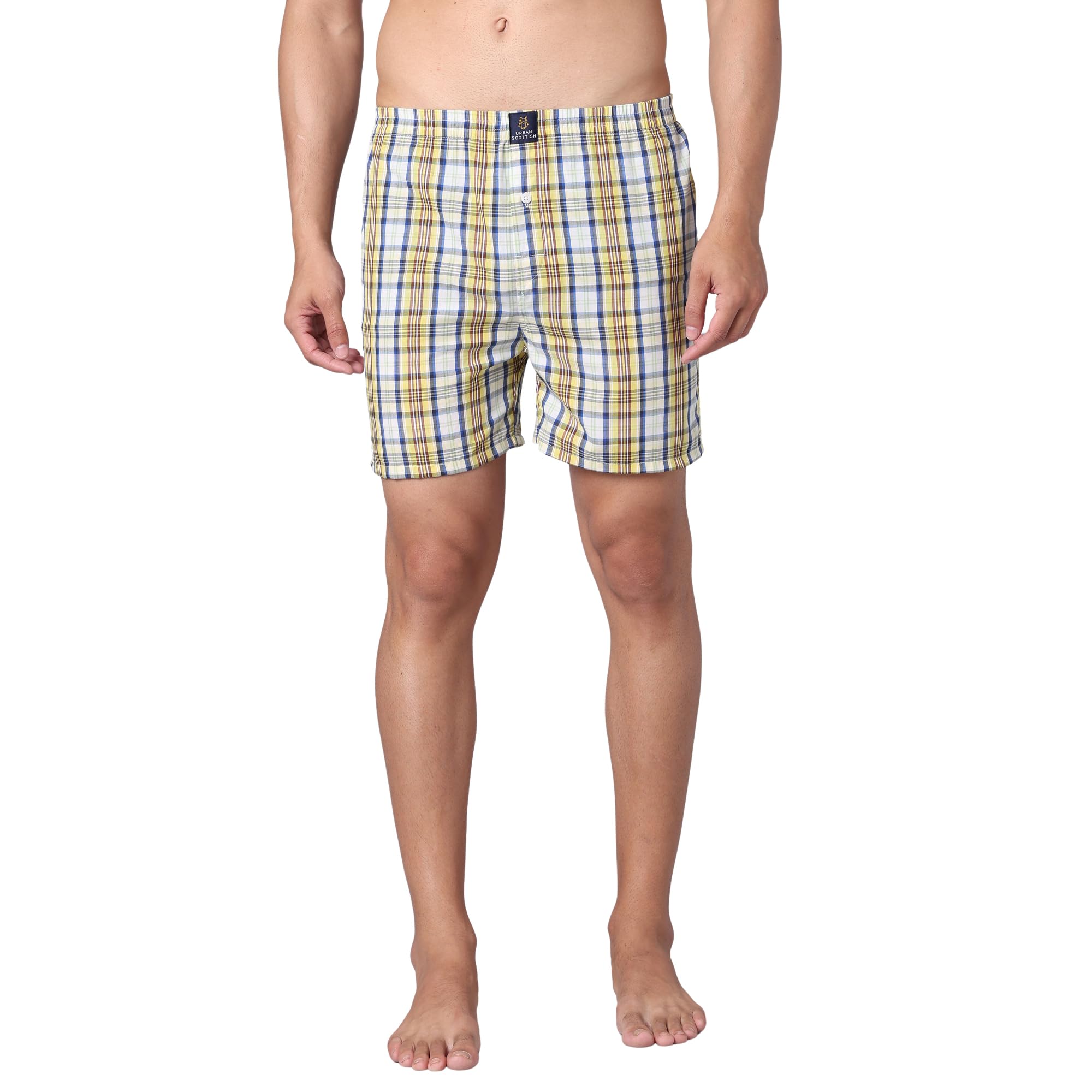 urban scottish Men's Boxer | 100% Cotton | Regular Fit, Mid-Rise | Printed, Outer Elastic-picture-25