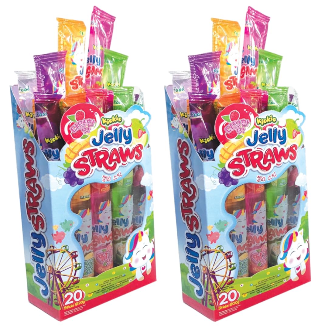KioKio Jelly Straws Box (Pack of 2) - 400g : Amazon.in: Grocery