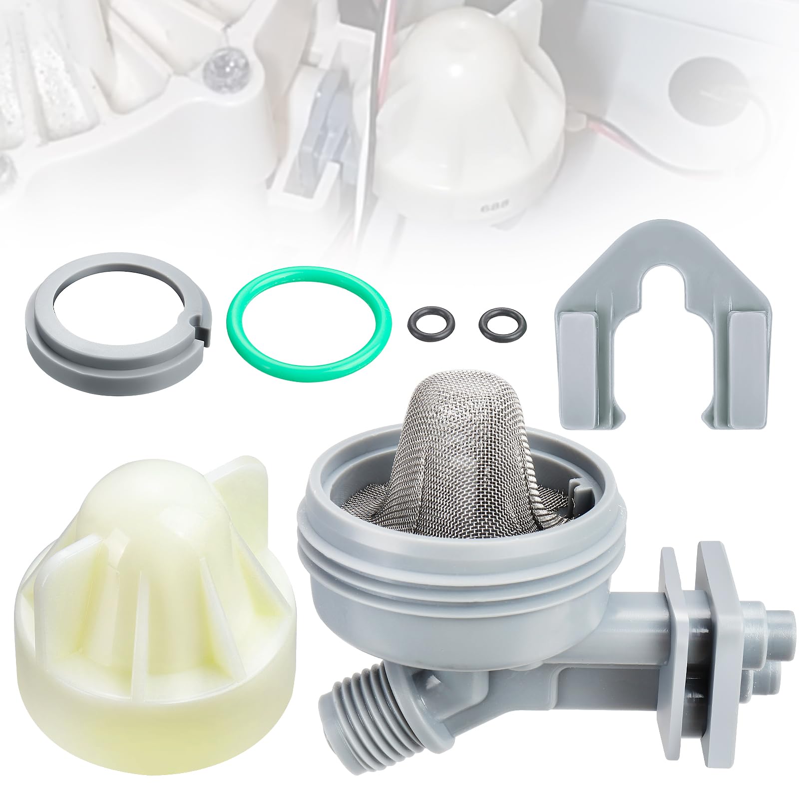 Water Softener Nozzle and Venturi Assembly Replacement for GE, Kenmore, Whirlpool Water Softener Cleaner Systems | Compatible with OE# 7187065, 7214969, 7165704 | Easy Install, High Performance