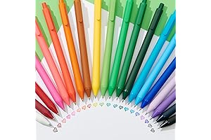 Kaco PURE Gel Pens Color Ink 20 Pieces Assorted 0.7mm, Medium Point...