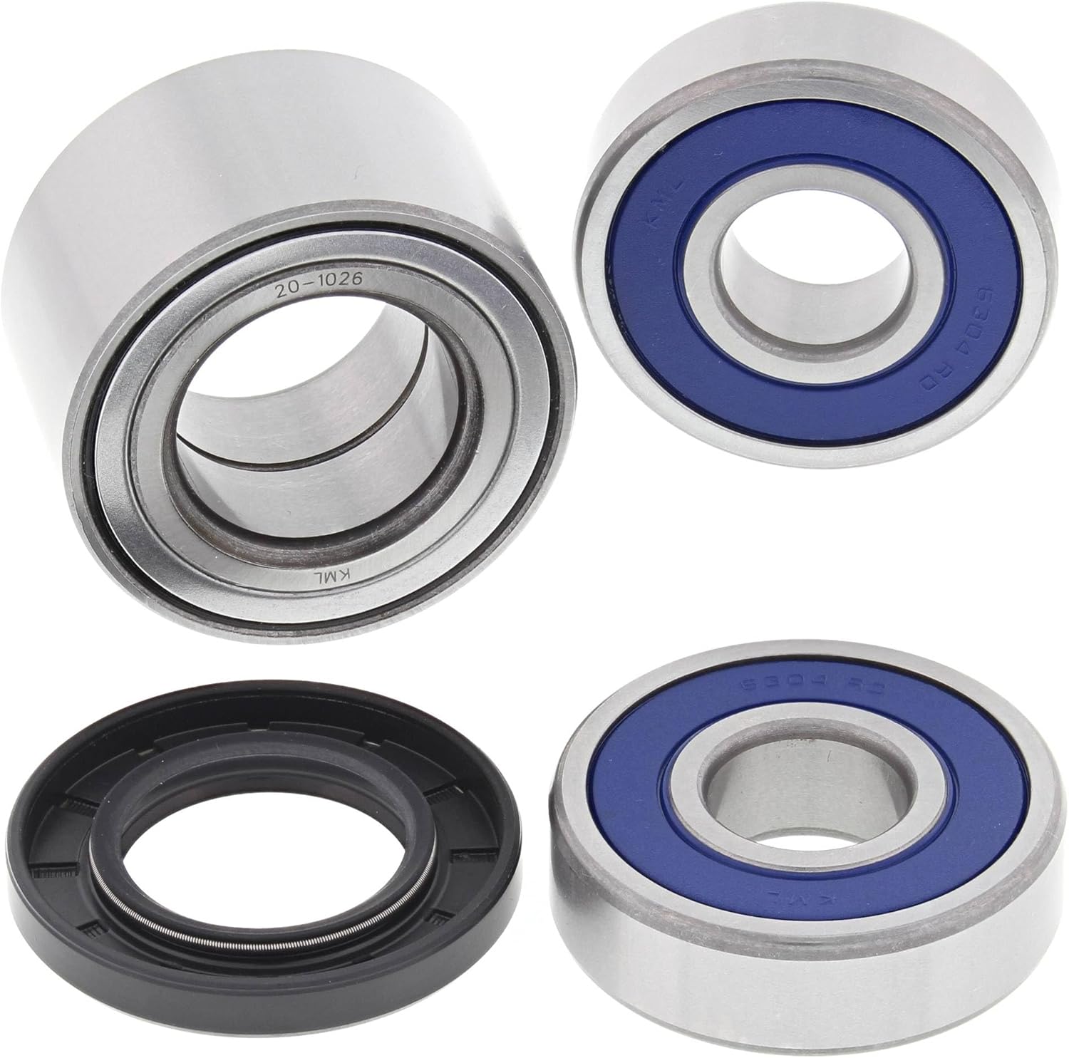 All Balls Racing Wheel Bearing Kit 25-1729 Compatible With/Replacement For Indian Chief Classic 2014-2017, Chief Vintage 2014-2017, Springfield 2016 2017, Roadmaster 2015 2016, Chieftain 2014-2016