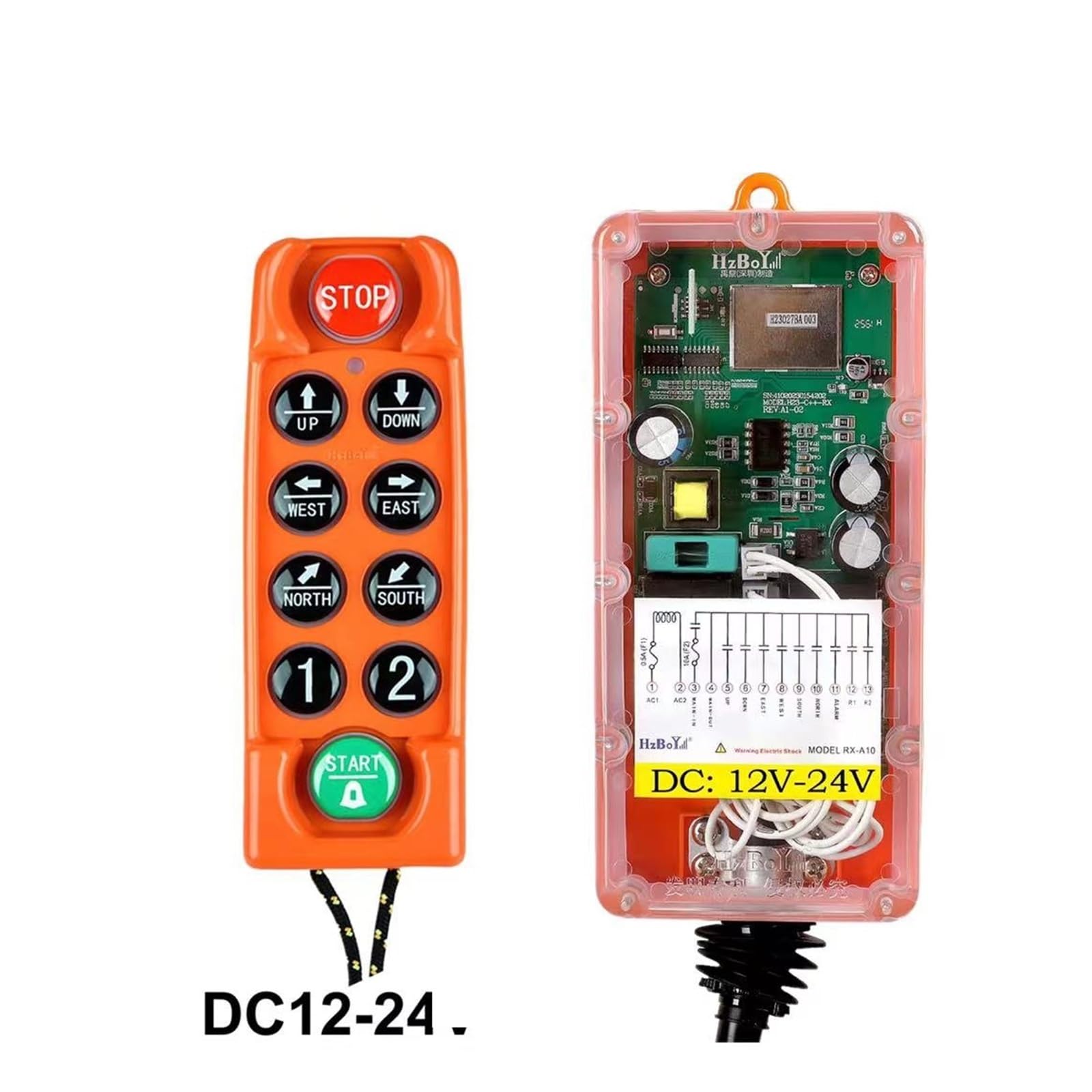 F23-C+ 868 Wodoodporny bezprzewodowy przemysłowy z dźwigiem w dół(DC12V-24V 1T1R)