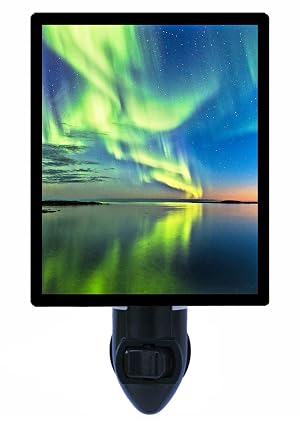 Northern Lights Night Light Arctic Light Vertical Sunset Landscape Space LED Night Light