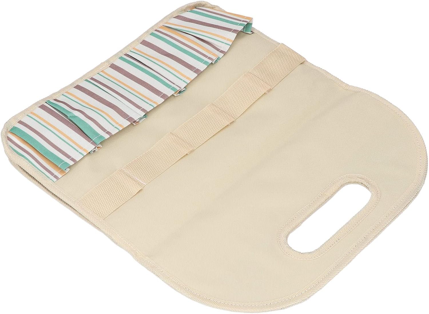 Cryfokt Garden Tool Bag with Multi Pockets, 14x6.7x15.7 Inches (Khaki
