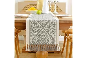 Floral Runner Tablecloth 13" x 48": A touch of elegance for your simple dining table