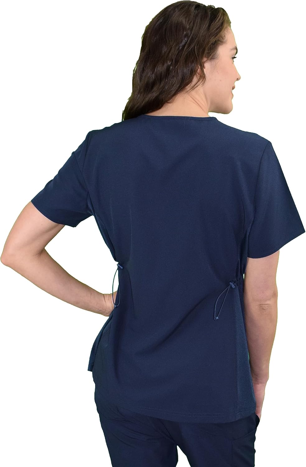 Green Town Scrubs for Women - Maternity V-Neck Scrub Top, 2 Pockets, Lightweight, Stretch Fabric, Easy Care - Image 4