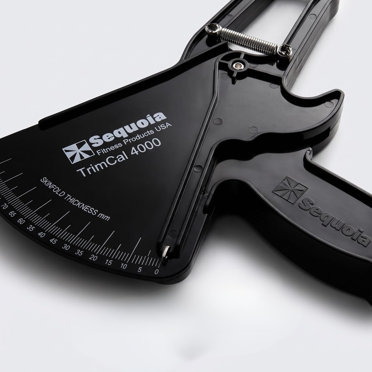 Sequoia Trimcal 4000 Body Fat Caliper with Tape Measure - Precision (Dual-Sided Design) for Fitness Tracking - Color Black & Black image 4