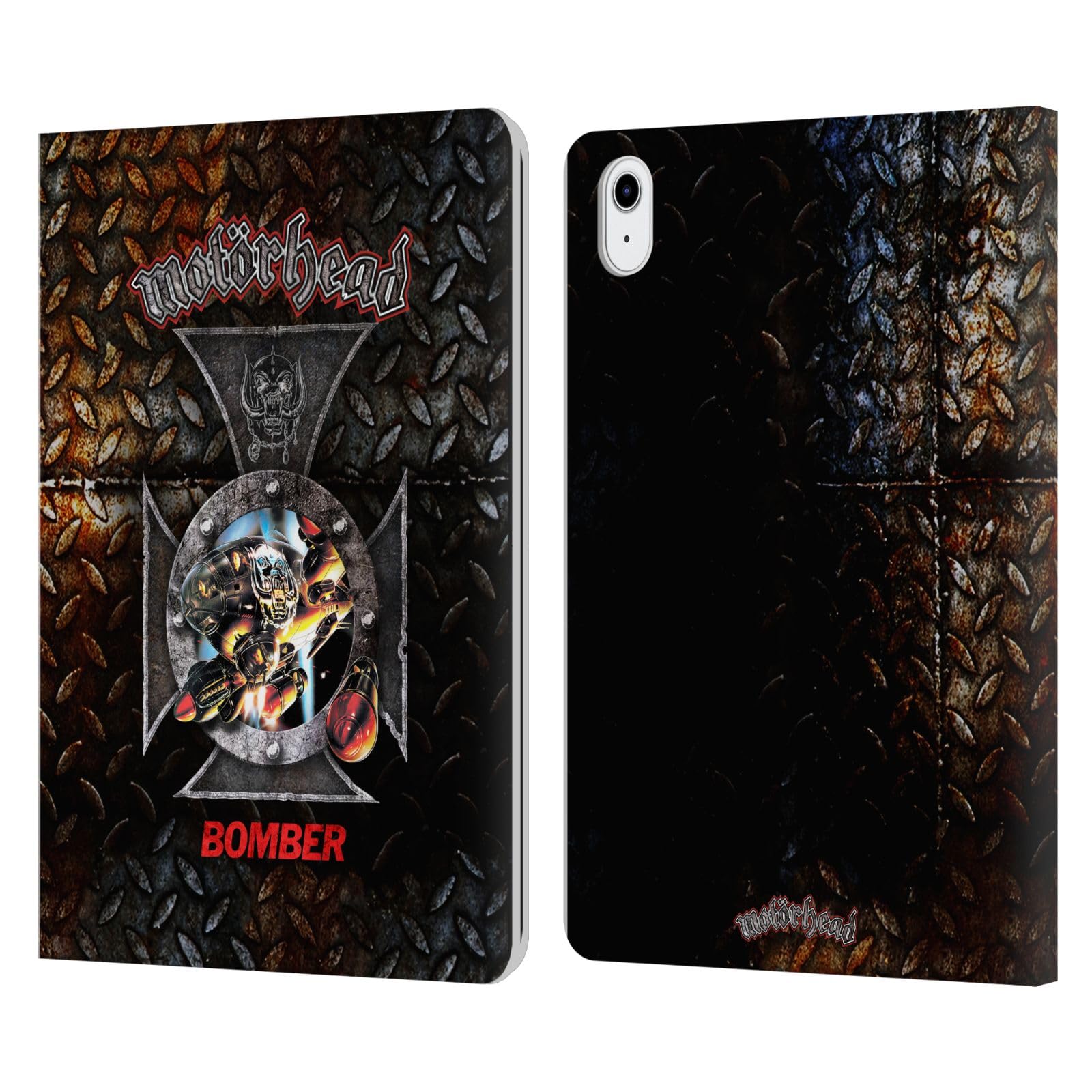 Carcasa iPad Air 2022 Motorhead con soporte ajustable y tarjetero 7